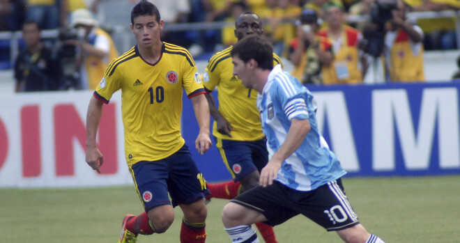 La Argentina de Messi y la Colombia de James en cuartos de final (Previa)