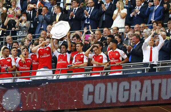 Arsenal venció al Chelsea y se coronó campeón de la Community Shield