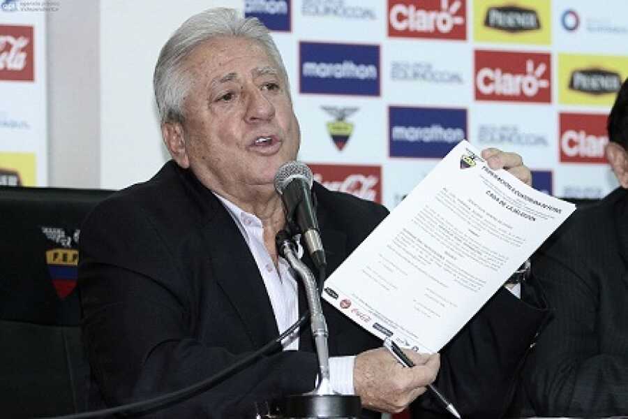 Luis Chiriboga: «Esto no es problema de ningún club, ni de la Federación»