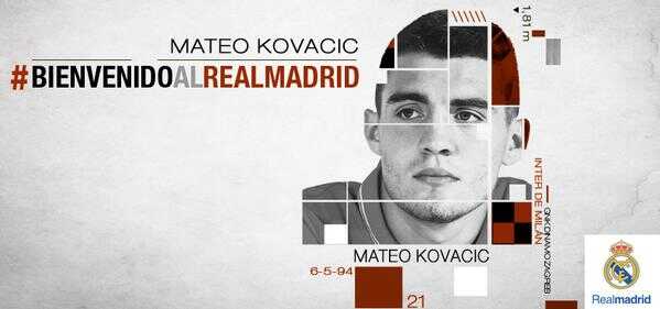 Kovacic firma con el Real Madrid por seis temporadas