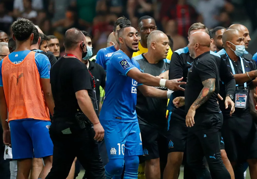 Sampaoli protagonizó batalla entre hinchas y jugadores en el Niza-Marsella