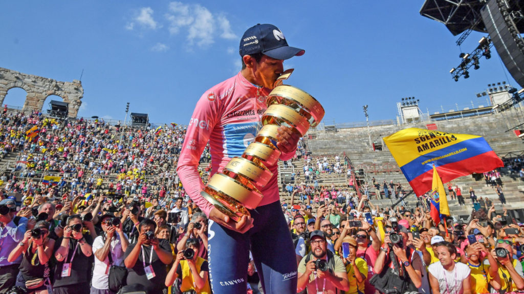Richard Carapaz correrá el Giro de Italia como líder del Ineos Grenadiers
