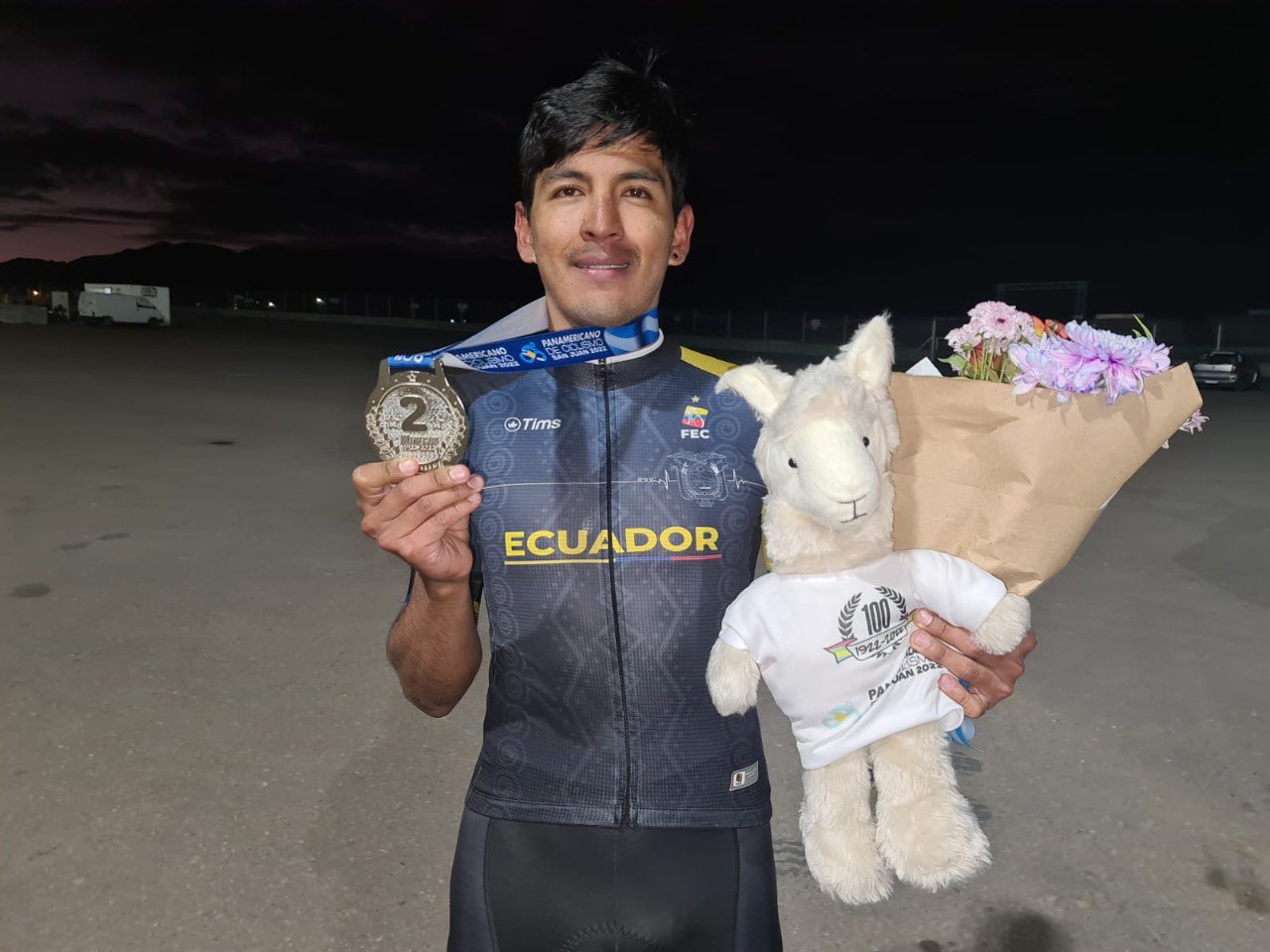 Sebastián Novoa sumó una medalla de plata en el Panamericano de Ciclismo