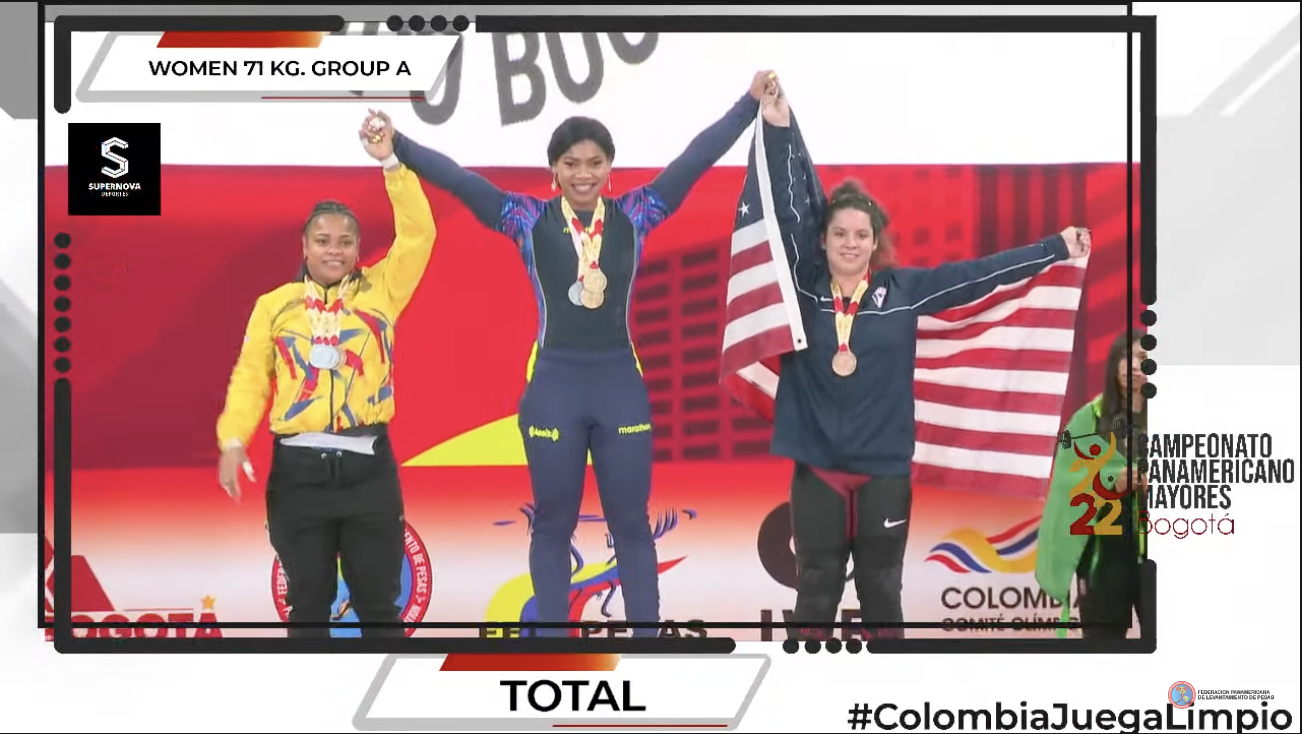 Angie Palacios, campeona panamericana en Colombia