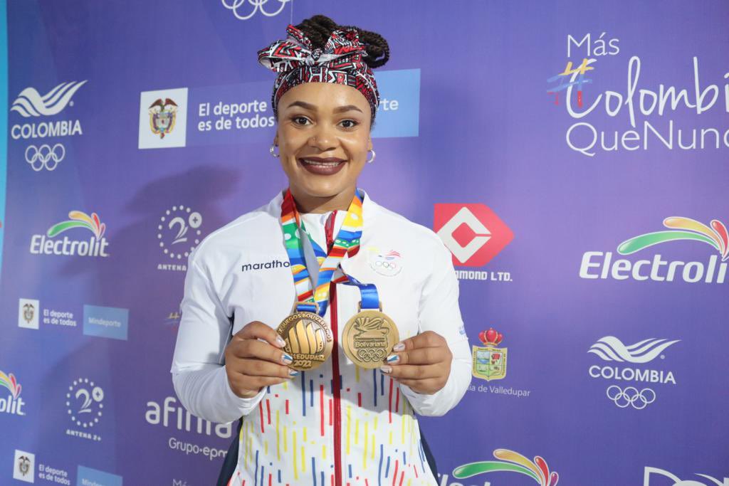 Neisi Dajomes suma dos medallas de oro en los Juegos Bolivarianos