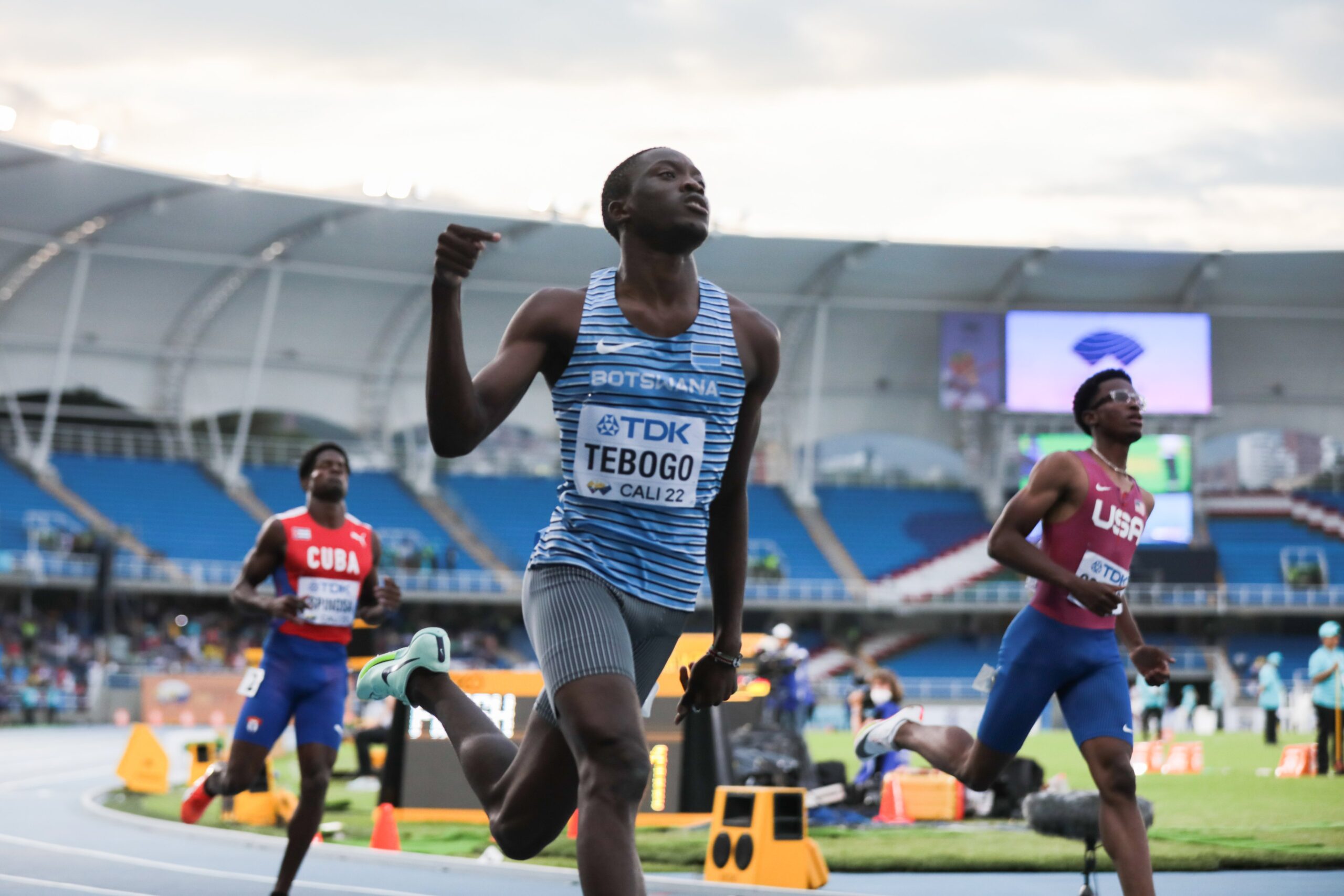 Letsile Tebogo es la sensación del Mundial de Atletismo Sub-20