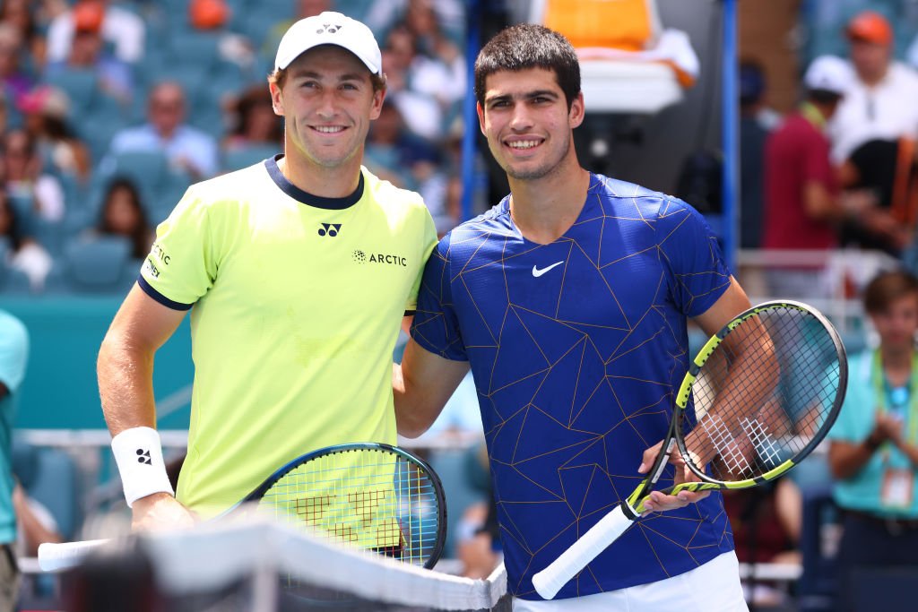 US Open: Ruud y Alcaraz, la disputa por el primer puesto del ranking ATP